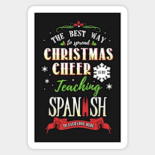 Christmas Cheer - Teaching Spanish Here Sticker